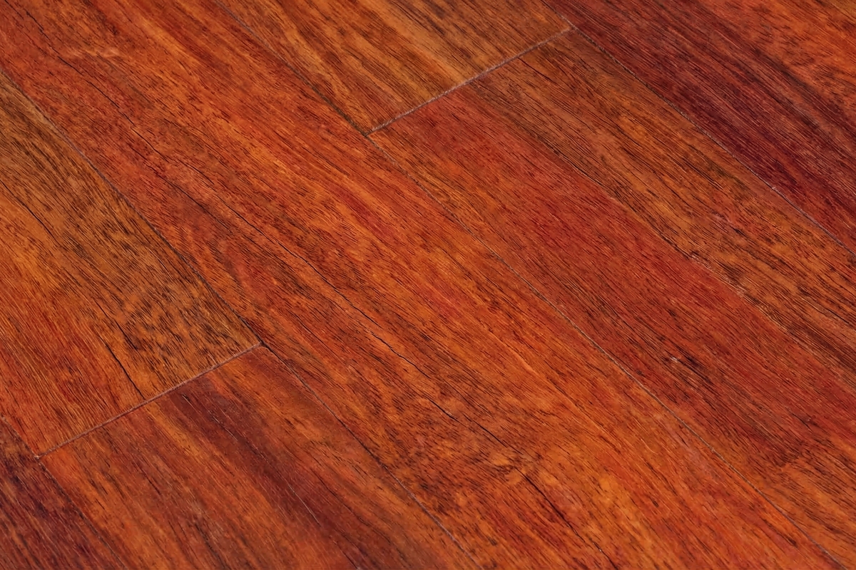 Brazilian Cherry (Jatoba) hardwood flooring installation