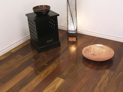 Exotic Sucupira hardwood floor
