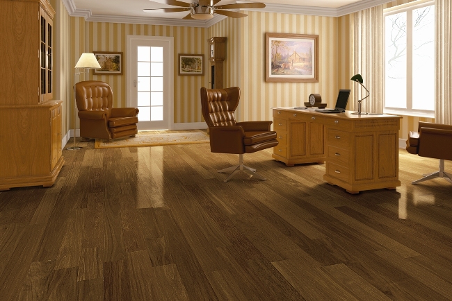 Sawn Tiete Chestnut (Sucupira) flooring